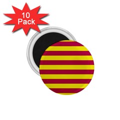 Red & Yellow Stripesi 1 75  Magnets (10 Pack)  by norastpatrick