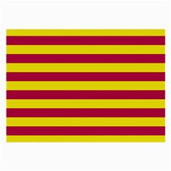 Red & Yellow Stripesi Large Glasses Cloth by norastpatrick