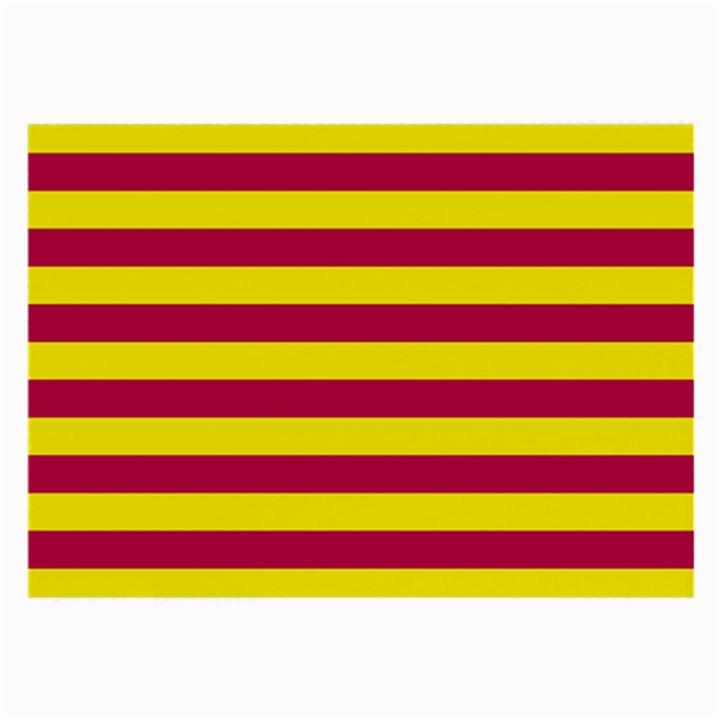 Red & Yellow Stripesi Large Glasses Cloth