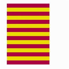 Red & Yellow Stripesi Large Garden Flag (two Sides) by norastpatrick