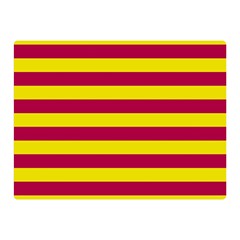 Red & Yellow Stripesi Double Sided Flano Blanket (mini)  by norastpatrick