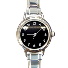  Black Lite!  Round Italian Charm Watch by norastpatrick