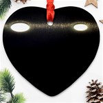  Black Lite!  Ornament (Heart) Front