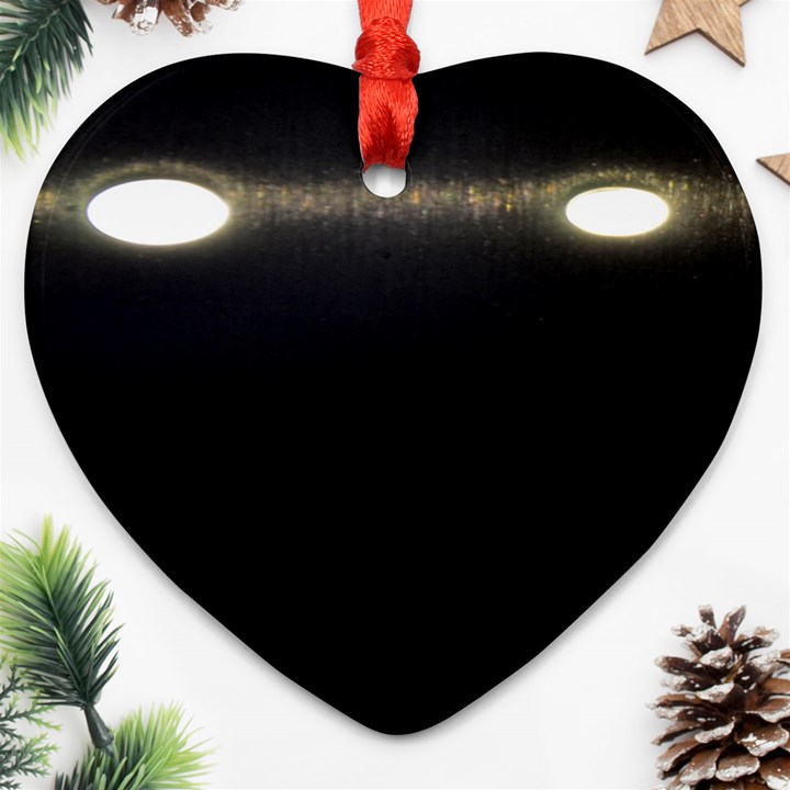  Black Lite!  Ornament (Heart)