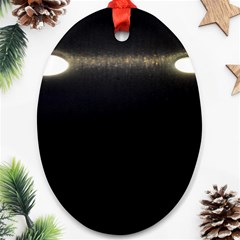  Black Lite!  Oval Ornament (two Sides) by norastpatrick