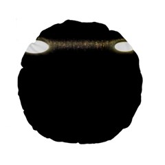  Black Lite!  Standard 15  Premium Round Cushions by norastpatrick