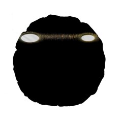  Black Lite!  Standard 15  Premium Flano Round Cushions by norastpatrick