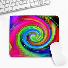 Rainbow Twist Large Mousepads by norastpatrick