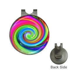 Rainbow Twist Hat Clips With Golf Markers by norastpatrick