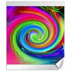 Rainbow Twist Canvas 20  X 24   by norastpatrick