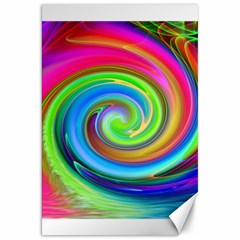 Rainbow Twist Canvas 20  X 30   by norastpatrick