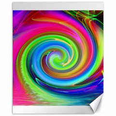 Rainbow Twist Canvas 11  X 14   by norastpatrick