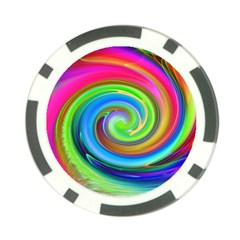 Rainbow Twist Poker Chip Card Guard by norastpatrick