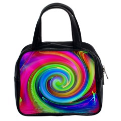 Rainbow Twist Classic Handbags (2 Sides) by norastpatrick