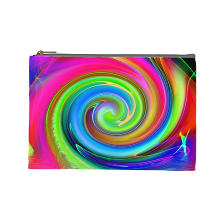 Rainbow Twist Cosmetic Bag (Large) 