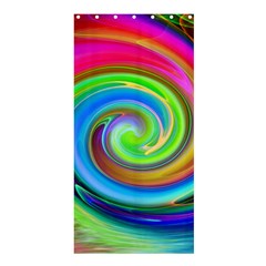 Rainbow Twist Shower Curtain 36  X 72  (stall)  by norastpatrick