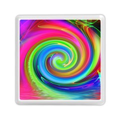 Rainbow Twist Memory Card Reader (square)  by norastpatrick