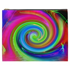 Rainbow Twist Cosmetic Bag (xxxl)  by norastpatrick