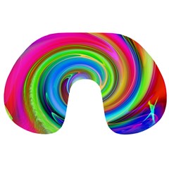 Rainbow Twist Travel Neck Pillows by norastpatrick