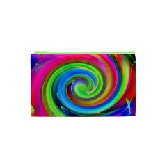 Rainbow Twist Cosmetic Bag (xs) by norastpatrick