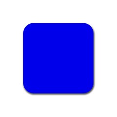 Blue! Blue! Blue! Rubber Coaster (square) 