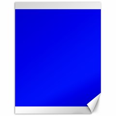 Blue! Blue! Blue! Canvas 12  X 16   by norastpatrick