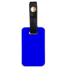 Blue! Blue! Blue! Luggage Tags (one Side)  by norastpatrick