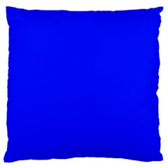 Blue! Blue! Blue! Large Cushion Case (one Side) by norastpatrick