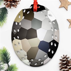 Camo Love Ornament (Oval Filigree)