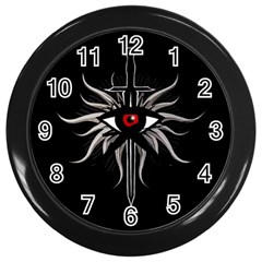 Inquisition Symbol Wall Clocks (black) by Valentinaart