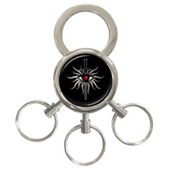 Inquisition Symbol 3-ring Key Chains by Valentinaart