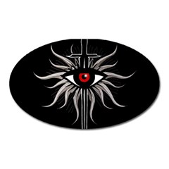 Inquisition Symbol Oval Magnet by Valentinaart