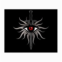 Inquisition Symbol Small Glasses Cloth (2-side) by Valentinaart