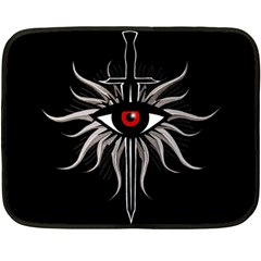 Inquisition Symbol Double Sided Fleece Blanket (mini)  by Valentinaart