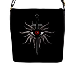 Inquisition Symbol Flap Messenger Bag (l)  by Valentinaart