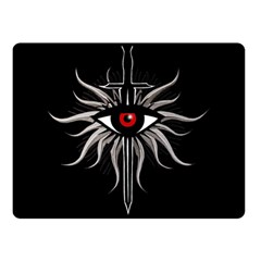 Inquisition Symbol Double Sided Fleece Blanket (small)  by Valentinaart