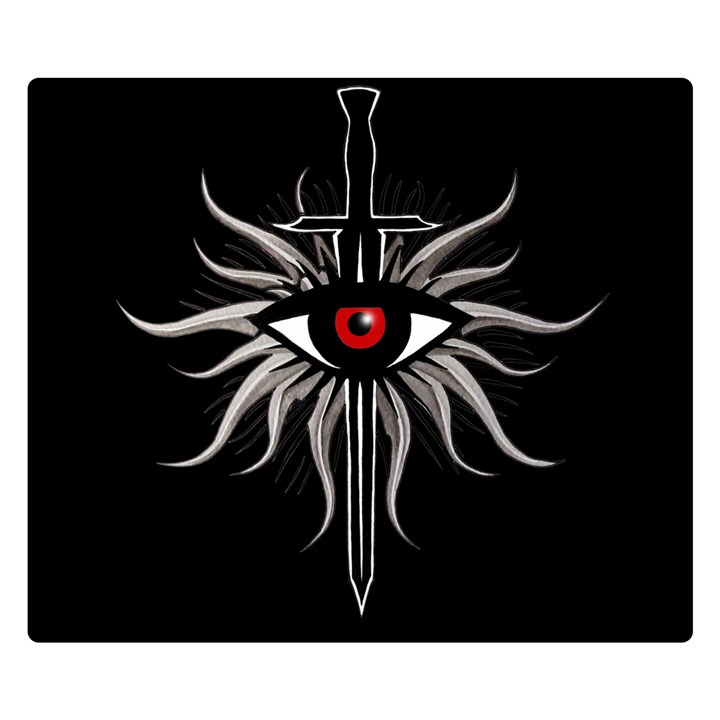 Inquisition Symbol Double Sided Flano Blanket (Small) 