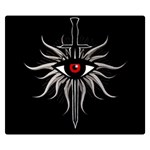 Inquisition Symbol Double Sided Flano Blanket (Small)  50 x40  Blanket Back