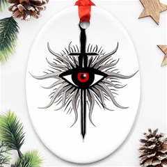 Inquisition Symbol Ornament (oval) by Valentinaart