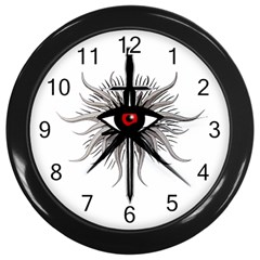 Inquisition Symbol Wall Clocks (black) by Valentinaart