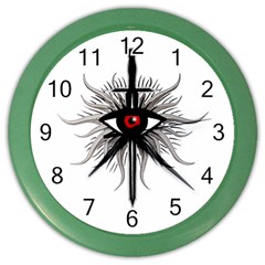 Inquisition Symbol Color Wall Clocks by Valentinaart