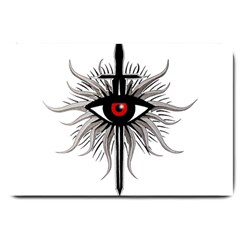 Inquisition Symbol Large Doormat  by Valentinaart