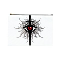 Inquisition Symbol Cosmetic Bag (large)  by Valentinaart