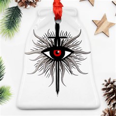 Inquisition Symbol Bell Ornament (two Sides) by Valentinaart