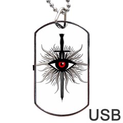 Inquisition Symbol Dog Tag Usb Flash (two Sides) by Valentinaart