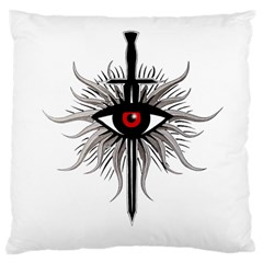 Inquisition Symbol Large Cushion Case (two Sides) by Valentinaart