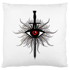 Inquisition Symbol Large Flano Cushion Case (one Side) by Valentinaart