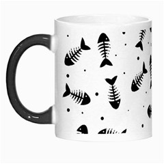 Fish Bones Pattern Morph Mugs by Valentinaart