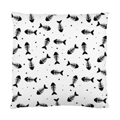 Fish Bones Pattern Standard Cushion Case (two Sides) by Valentinaart