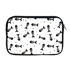 Fish Bones Pattern Apple Macbook Pro 17  Zipper Case by Valentinaart